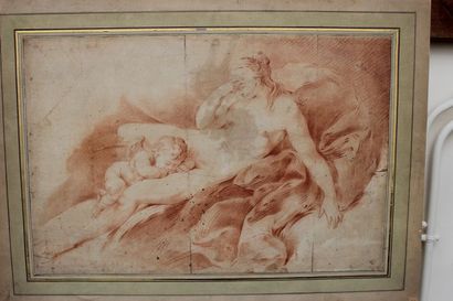 BOUCHER François (d'après) Vénus et cupidon,...