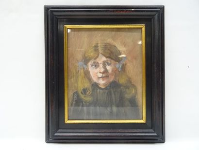 Ecole française du XXe siècle, portrait de...