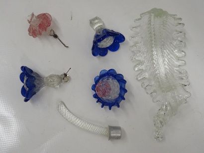 Lustre en verre de Murano