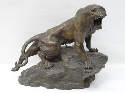 Thomas François CARTIER (1879 - 1943) Tigre...