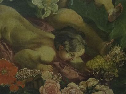 Amours, huile sur toile, XIXe siècle, 85...