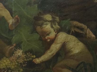 Amours, huile sur toile, XIXe siècle, 85...