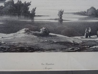 Gravure de la 1ère moitié du XIXe siècle,...