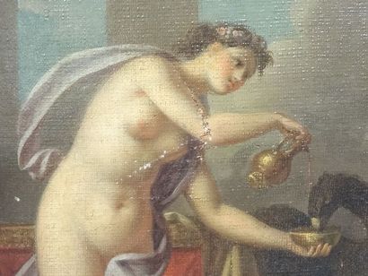 Ecole française du XIXe siècle Léda et le...