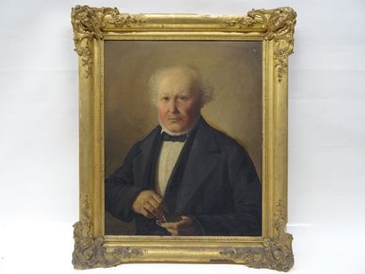 Ecole du XIXe siècle, Portrait de Jean Charles...