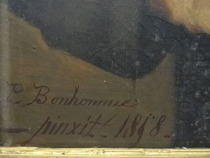 Ecole du XIXe siècle, Portrait de Jean Charles...
