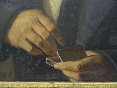 Ecole du XIXe siècle, Portrait de Jean Charles...