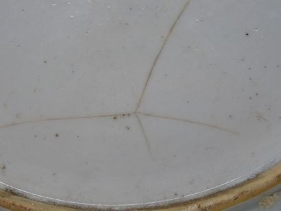 Compagnie des Indes, grand plat en porcelaine...