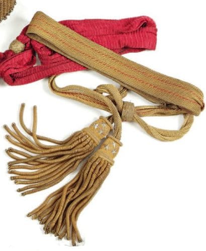 Écharpe de commandement de général de division...