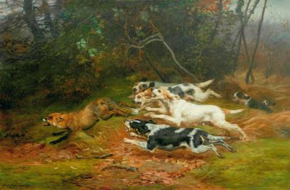 Jules Bertrand GÉLIBERT (1834-1916)
Chasse...
