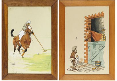 Étienne LE RALLIC (1891 - 1968)
Polo - Course...