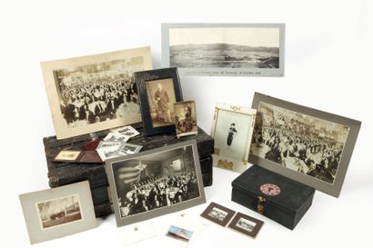 Très important lot de photographies et de...