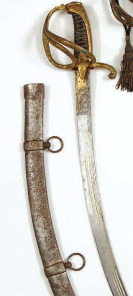 Sabre d'officier supérieur de cavalerie légère...