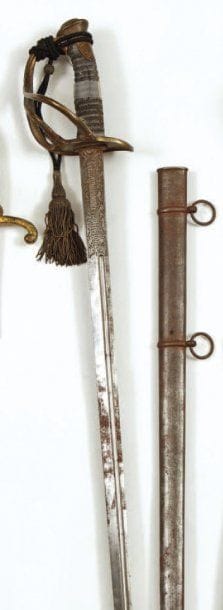 Sabre d'officier de cavalerie, garde de type...