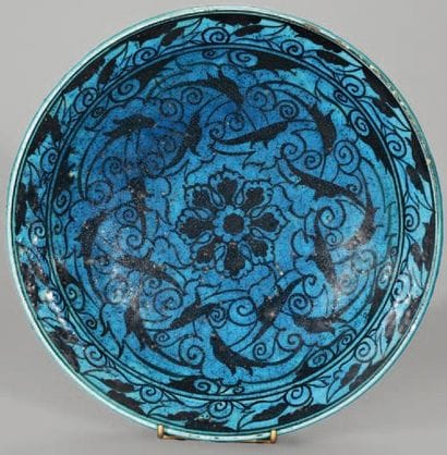 Edmond LACHENAL (1855-1930)
Plat creux, décor...