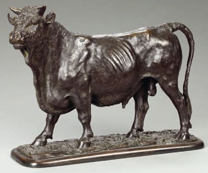 Christophe FRATIN (1801-1864)
Taureau Bronze...