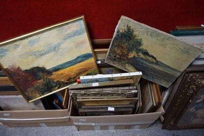 Meeting of paintings: landscape, portrait,...