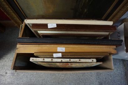 Meeting of paintings and framed pieces including:...