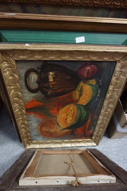 Meeting of paintings: still life, landscape....