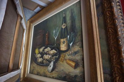 Meeting of paintings: still life, landscape....