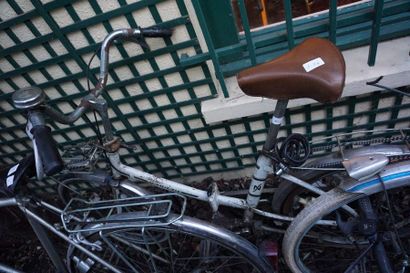 Lot including one Peugeot folding bike, two...