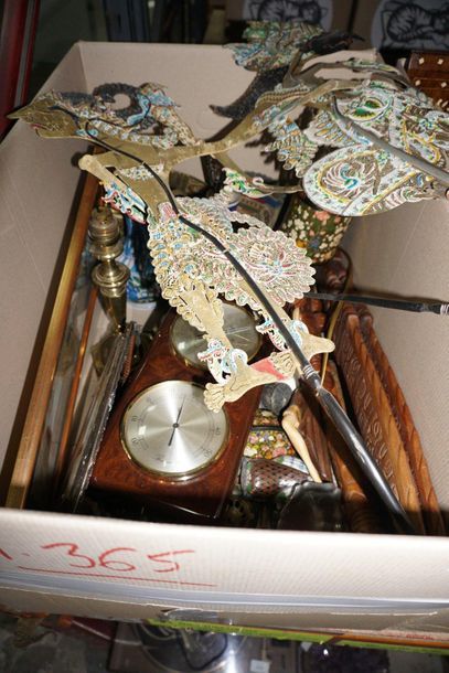 Cut crystal glass service, tray and various...