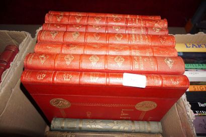 Set of bound books forming a current library:...