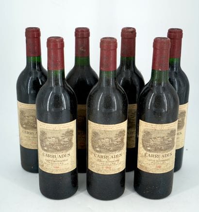 SEVEN BOTTLES - PAUILLAC - Carruades de Lafite...