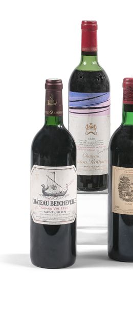 MEETING OF TWO BOTTLES - . CHÂTEAU MOUTON-ROTHSCHILD...