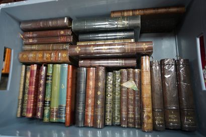 Réunion de livres reliés XIXe siècle dont...