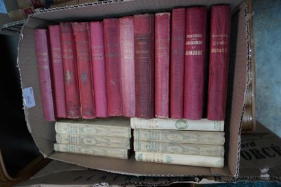 Réunion de livres reliés XIXe siècle et XXe...