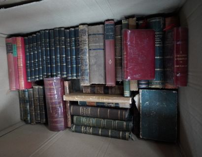 Réunion de livres reliés XIXe siècle, li...