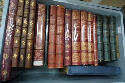 Réunion de livres reliés XIXe siècle dont...