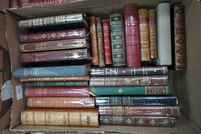 Livres reliés XIXe siècle dont Kippling,...