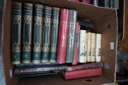 Réunion de livres reliés XIXe siècle et XXe...