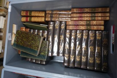 Réunion de livres reliés XIXe siècle dont...