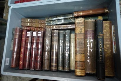 Réunion de livres reliés XIXe siècle dont...