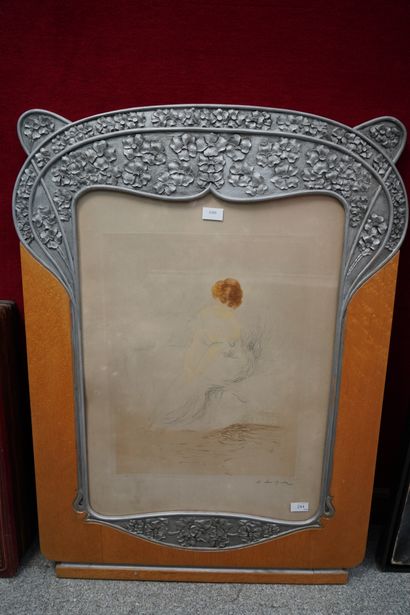 Le Biche, Elégante, lithographie en couleurs...