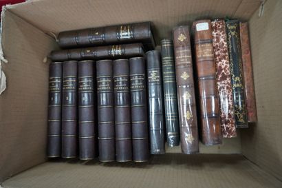 Livres reliés XIXe siècle dont Lettres de...