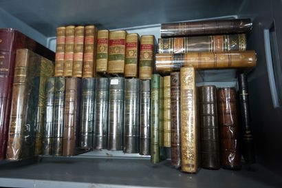 Réunion de livres reliés XIXe siècle dont...