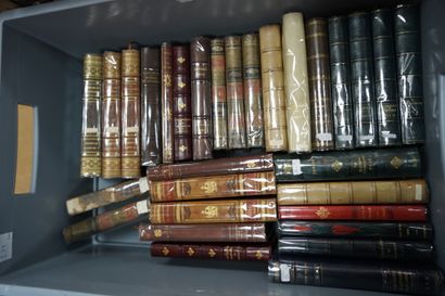 Réunion de livres reliés XIXe siècle dont...