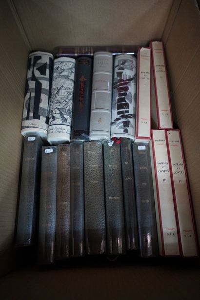 Réunion de livres reliés XIXe et XXe siècles...
