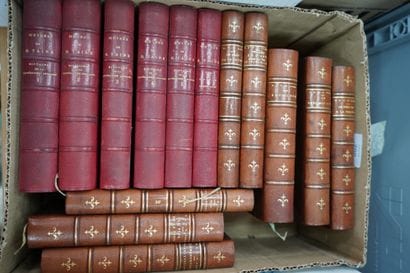 Livres reliés XIXe siècle dont Œuvres de...