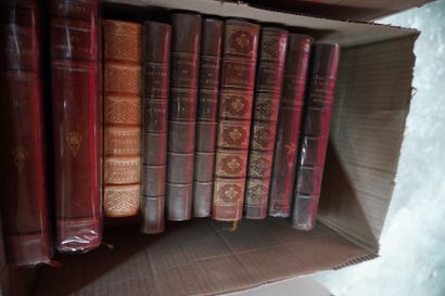 Réunion de livres reliés XIXe et XXe siècles...