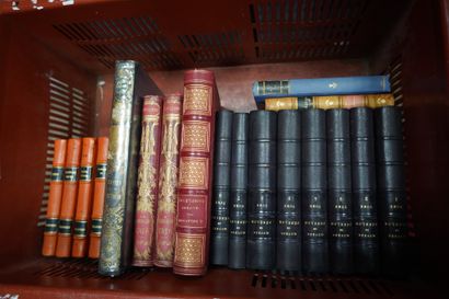 Réunion de livres reliés XIXe siècle dont...