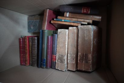 Réunion de livres reliés XIXe et XXe siècles,...