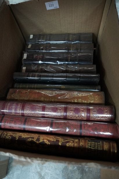 Réunion de livres reliés XIXe siècle dont...