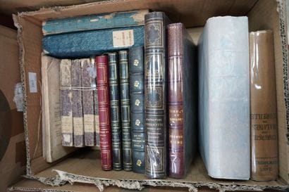Livres reliés XIXe siècle dont Lettres de...