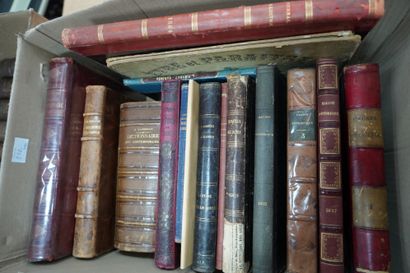 Réunion de livres reliés XIXe siècle dont...