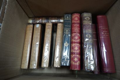 Réunion de livres reliés XIXe siècle dont...